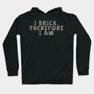 I Brick, Therefore I am Hoodie